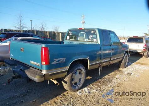 1998 Chevrolet K1500 Fleetside из США, поврежденный, VIN 2GCEK19R1W1239271